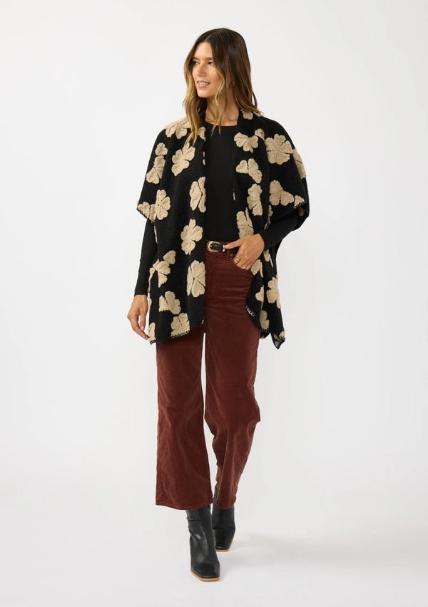Floral Lane Poncho