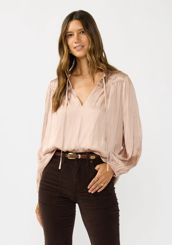 Corinne Pleated Blouse