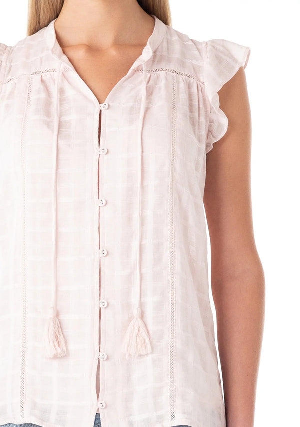 Nicolette Flutter Sleeve Top