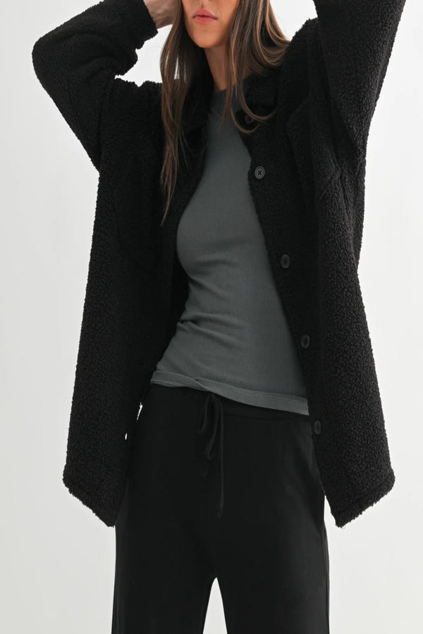 Tara Sherpa Shacket