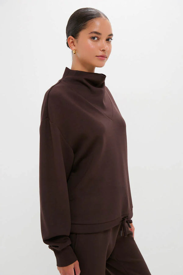 The Varley Betsy Sweater Chocolate