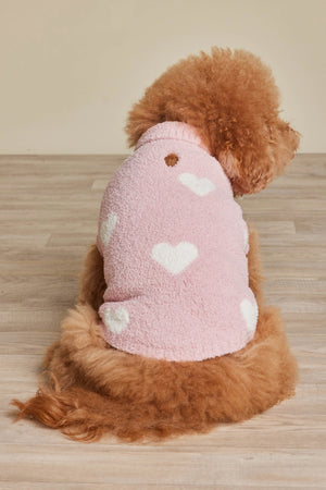 Barefoot Dreams Hearts Pet Sweater