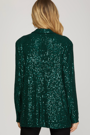 Kelsi Sequin Blazer