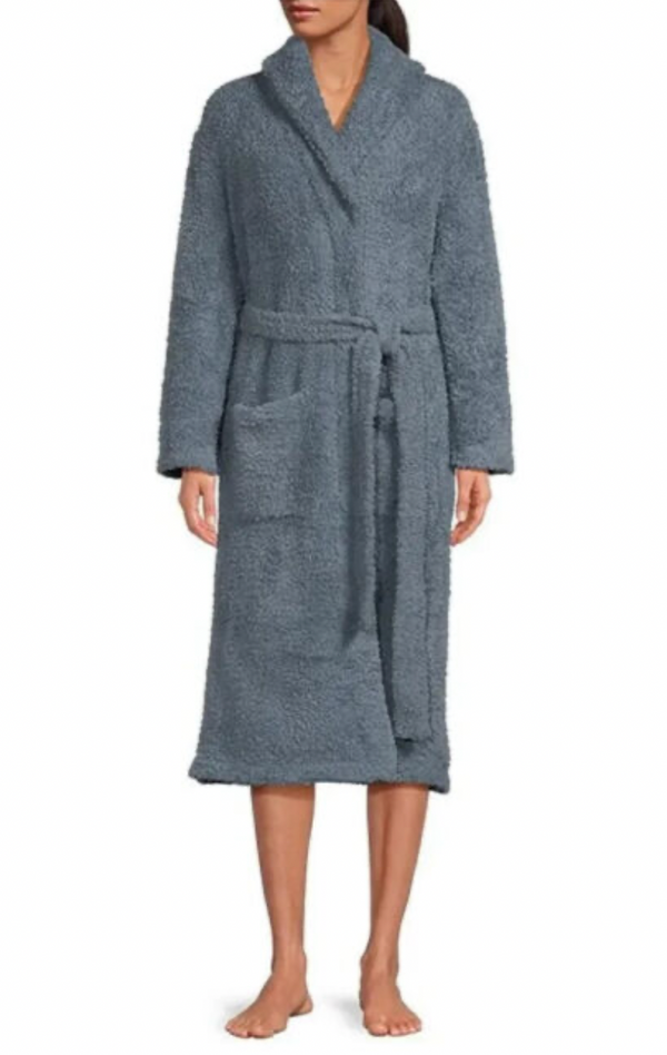 Barefoot Dreams CozyChic Lite HE Ribbed Robe, White, Small-Medium :  : Clothing, Shoes & Accessories
