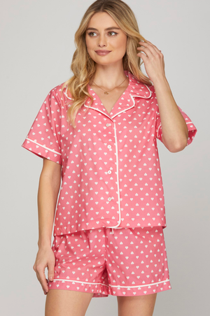 Dancing Hearts Pj Set