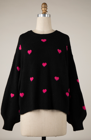 Alyssa Heart Sweater