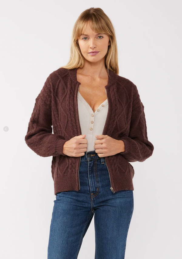 Cozy Hearth Zip Up Sweater