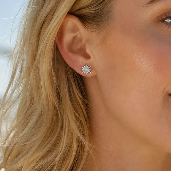 Katie Waltman Opal Star Studs