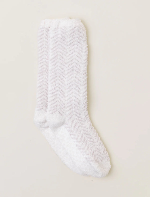 Barefoot Dreams Herringbone Grip Socks