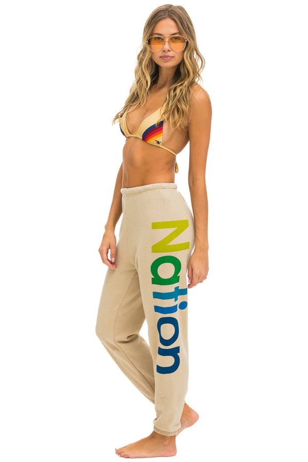 Aviator Nation Sweatpants Sand