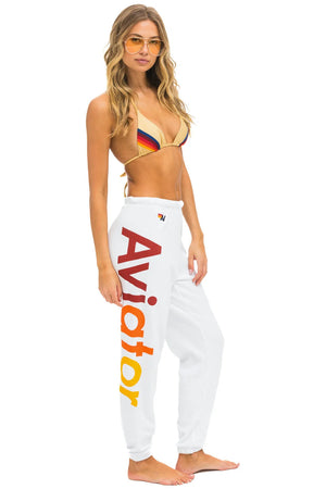 Aviator Nation Sweatpants White