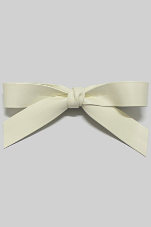 Faux Leather Hair Bow