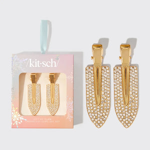 Kitsch Holiday Rhinestone Creaseless Clips