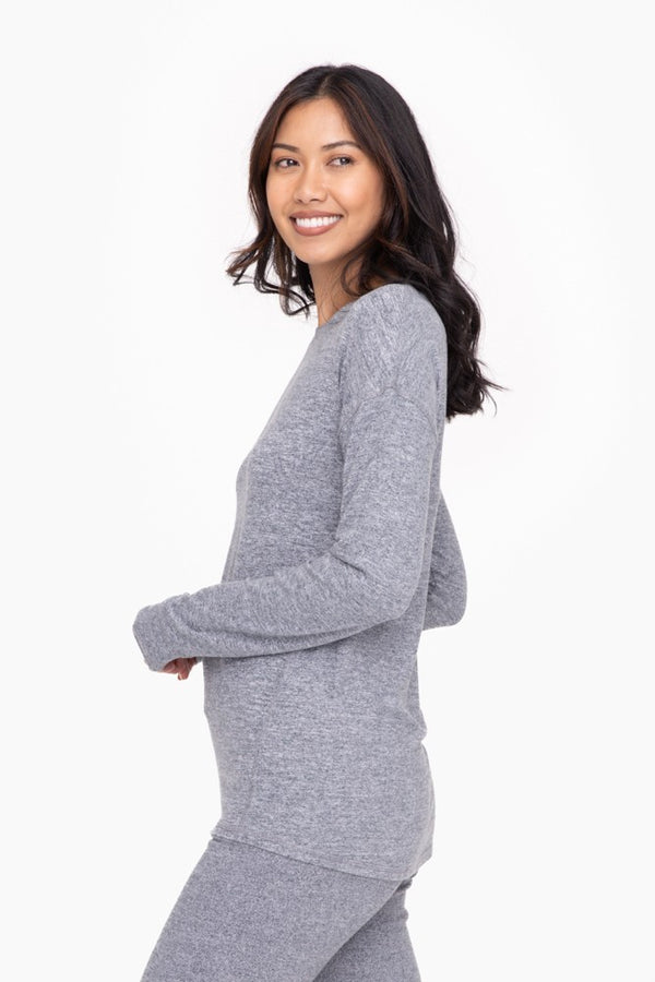 Brushed Hacci Long Sleeve