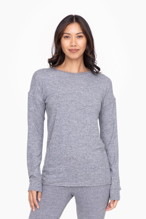 Brushed Hacci Long Sleeve