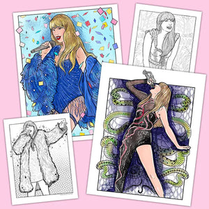 Taylor Swift Colouring Books