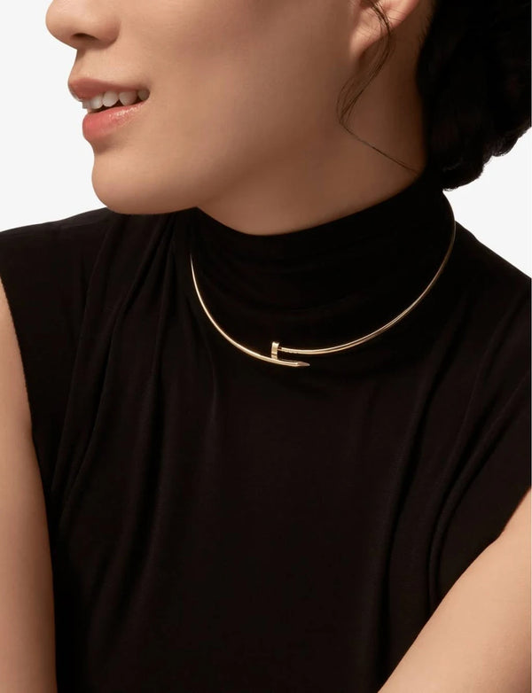 Cath Nail Twisted Nail Necklace