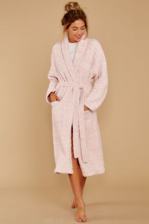 Barefoot Dreams Touch of Pink Robe