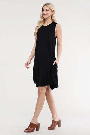 Lauran Basic Black Dress