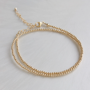 2mm Gold Fill Ball Wrap Bracelet/Necklace