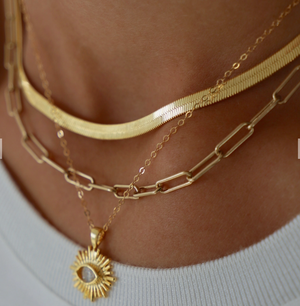 Smooth Paperclip Chain Necklace