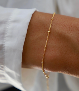 Katie Waltman Delicate Ball Chain Bracelet