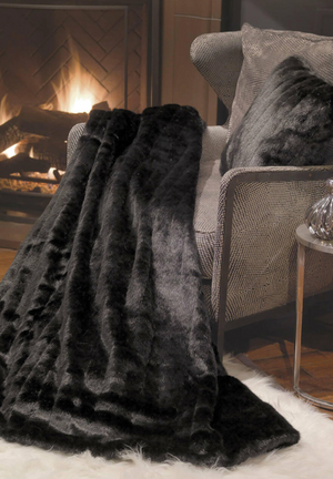 Signature Collection Faux Fur Throw (Multiple Colours Available)