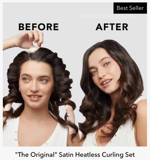 Satin Heatless Curling Set