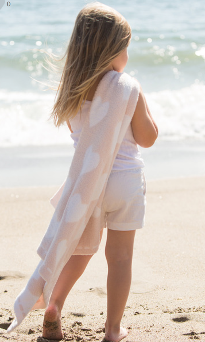 Barefoot Dreams Heart Dream Receiving Blanket