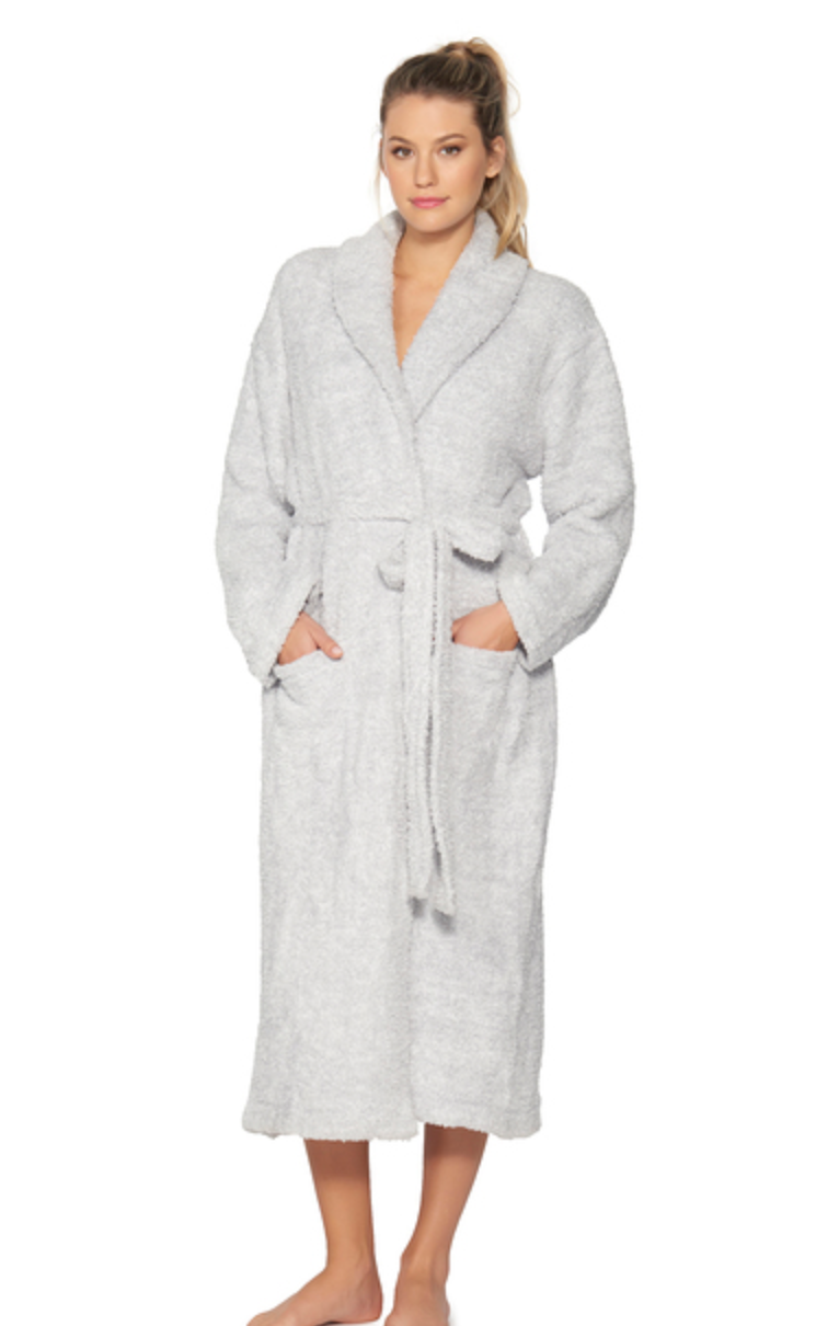 Barefoot Dreams Touch of Blue Robe