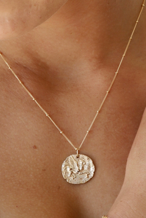 Ancient Pegasus Coin Necklace