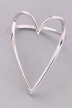 Jada Hollow Heart Ring