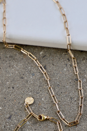 Smooth Paperclip Chain Necklace