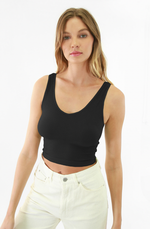 Totally Reversible Ribbed Cami